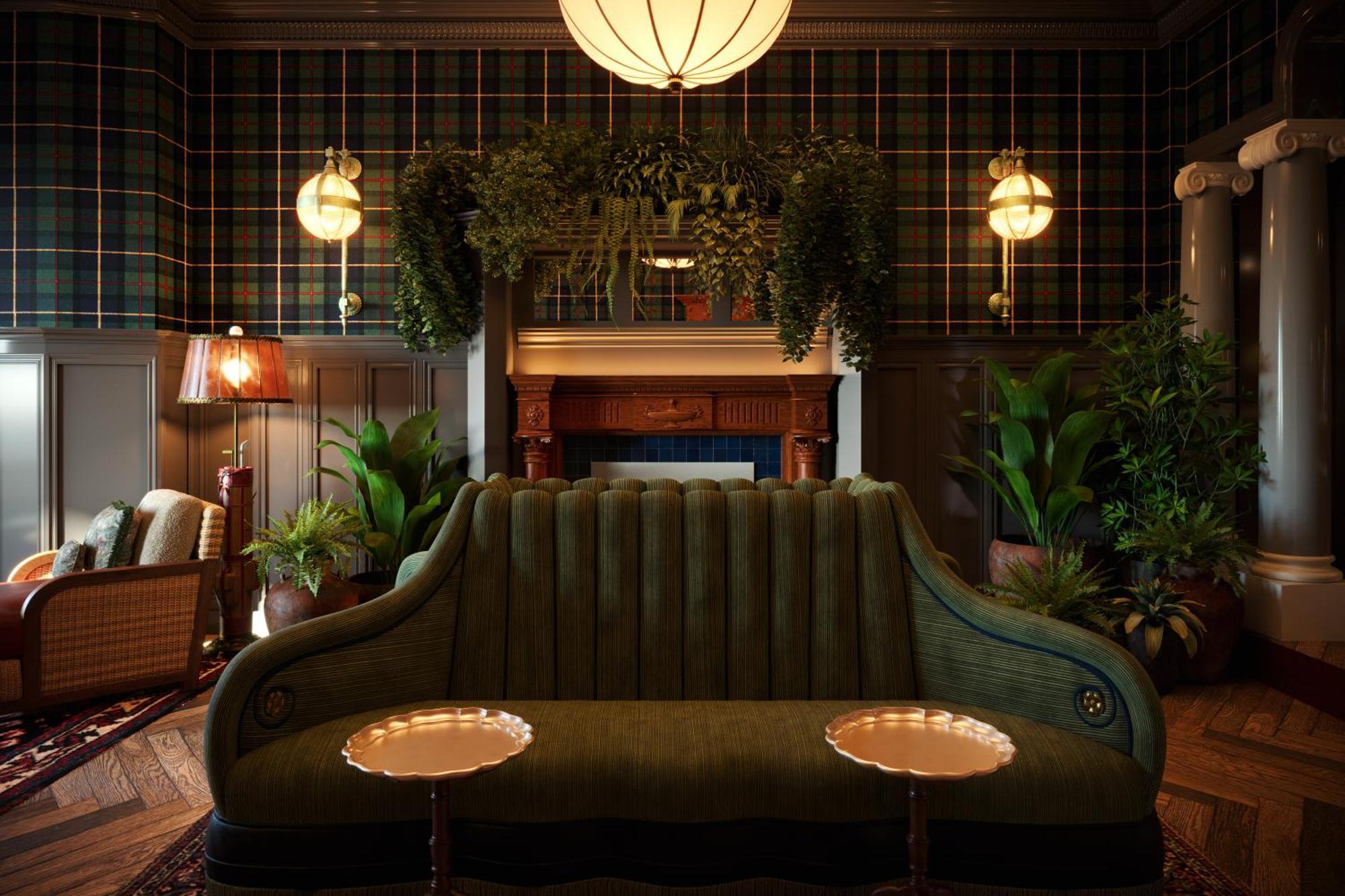 Portrush Adelphi 호텔 외부 사진 The interior of the Green Room