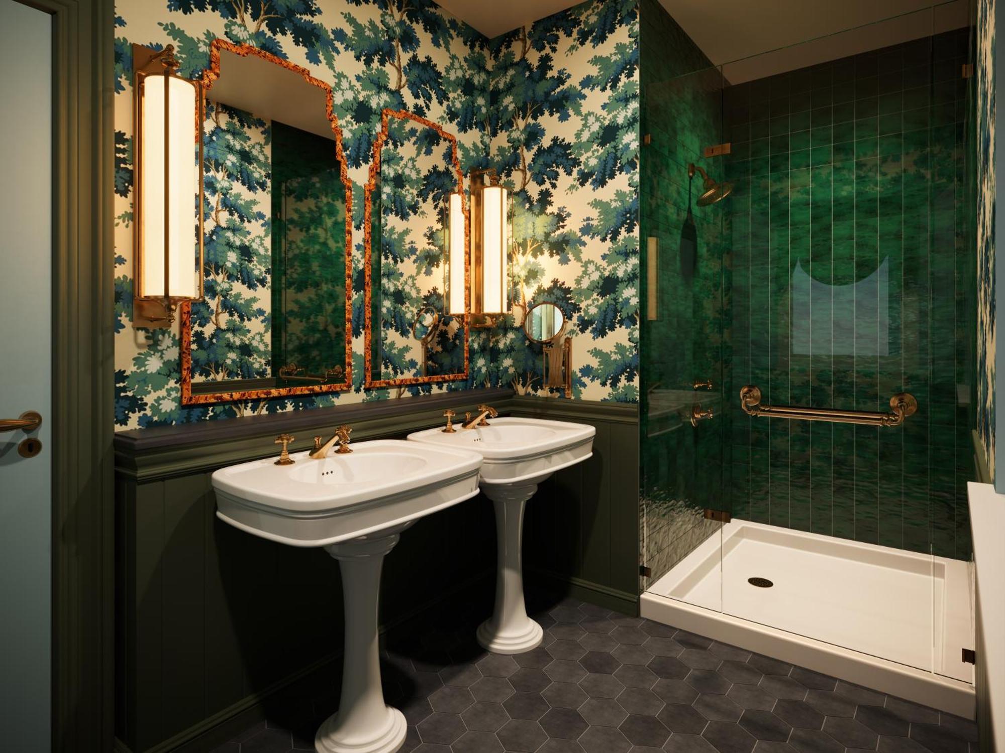 Portrush Adelphi 호텔 외부 사진 Bathroom