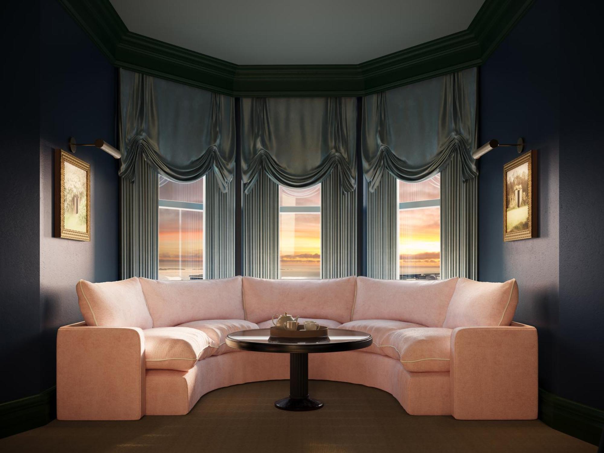 Portrush Adelphi 호텔 외부 사진 A 3D rendering of a room